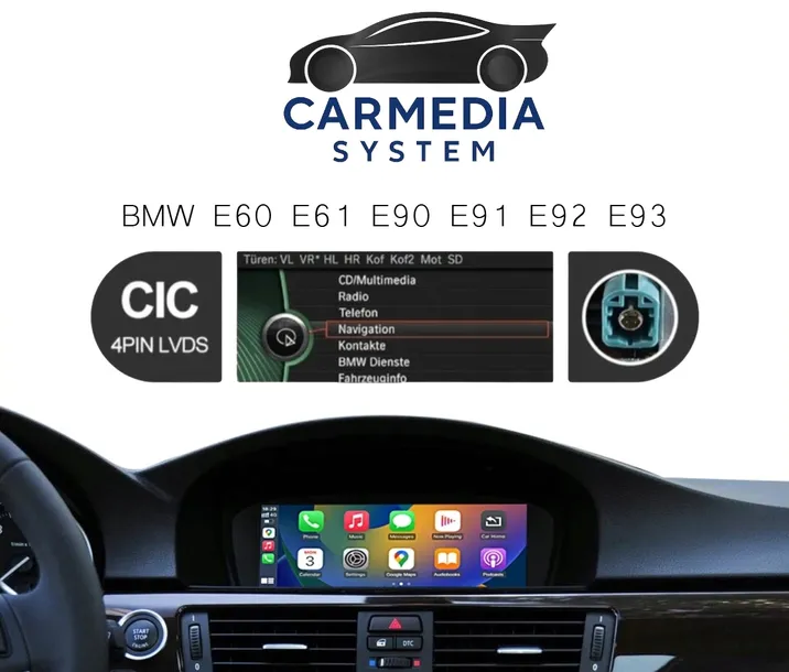 ekran-nawigacja-radio-linux-android-carplay-bmw-e60-e61-e90-e91-e92-e93-cic