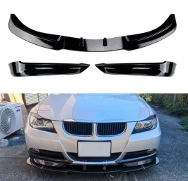 bmw-e90-e91-2005-2008-czarny-polysk-dokladka-zderzaka-przedniego-splitter