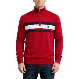 sweter-meski-u-s-polo-assn-logo-11390404-czerwony