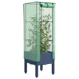 vidaxl-podwyzszona-donica-ze-szklarnia-wyglad-rattanu-40x40x140-cm