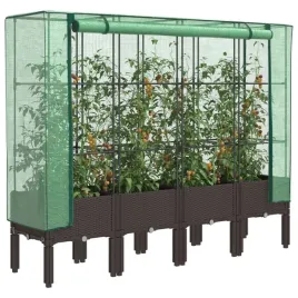 vidaxl-podwyzszona-donica-ze-szklarnia-wyglad-rattanu-160x40x140-cm
