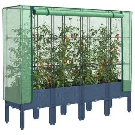 vidaxl-podwyzszona-donica-ze-szklarnia-wyglad-rattanu-160x40x140-cm