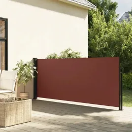 vidaxl-zwijana-markiza-boczna-brazowa-140x300-cm