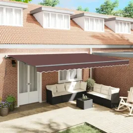 vidaxl-recznie-zwijana-markiza-brazowa-500x300-cm