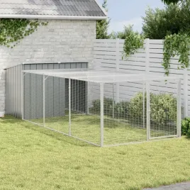 vidaxl-domek-dla-psa-z-wybiegiem-antracytowy-153x396x110-cm-ocynkowana-stal