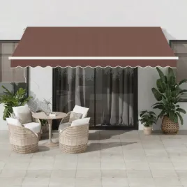 vidaxl-recznie-zwijana-markiza-brazowa-400x350-cm