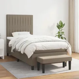 vidaxl-lozko-kontynentalne-z-materacem-taupe-tkanina-80x200-cm