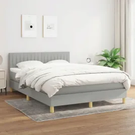 vidaxl-lozko-kontynentalne-z-materacem-jasnoszare-tkanina-140x190cm
