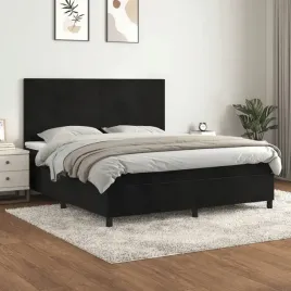 vidaxl-lozko-kontynentalne-z-materacem-czarne-160x200-cm-aksamit