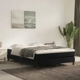 vidaxl-lozko-kontynentalne-z-materacem-czarne-140x200-cm-aksamit