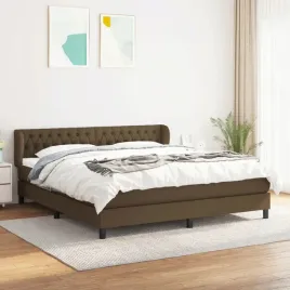 vidaxl-lozko-kontynentalne-z-materacem-brazowe-tkanina-180x200-cm