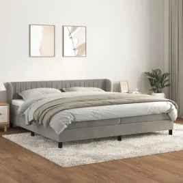 vidaxl-lozko-kontynentalne-z-materacem-jasnoszare-aksamit-200x200cm
