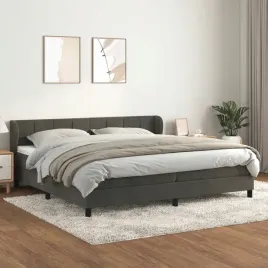 vidaxl-lozko-kontynentalne-z-materacem-ciemnoszary-aksamit-200x200cm