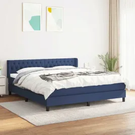 vidaxl-lozko-kontynentalne-z-materacem-niebieskie-tkanina-180x200cm