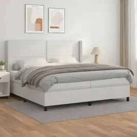 vidaxl-lozko-kontynentalne-z-materacem-biale-ekoskora-200x200-cm