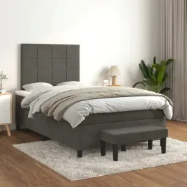 vidaxl-lozko-kontynentalne-z-materacem-ciemnoszare-120x200cm-aksamit