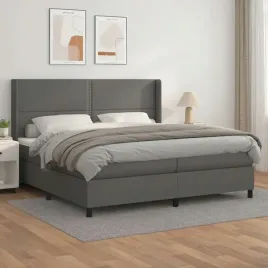 vidaxl-lozko-kontynentalne-z-materacem-szare-ekoskora-200x200-cm