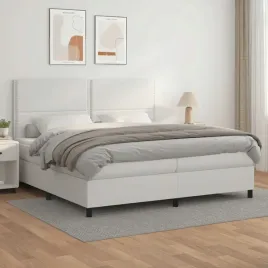 vidaxl-lozko-kontynentalne-z-materacem-biale-ekoskora-200x200-cm