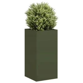 vidaxl-donica-oliwkowa-40x40x80-cm-stal-walcowana-na-zimno