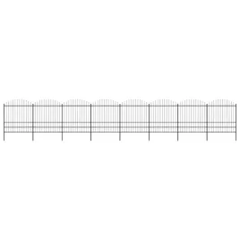vidaxl-ogrodzenie-ogrodowe-z-wlocznia-stalowe-1426-x-200-cm-czarne