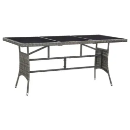 vidaxl-stol-ogrodowy-szary-170-x-80-x-74-cm-polirattan