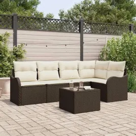 vidaxl-zestaw-sof-na-ogrod-z-poduszka-6-pcs-brazowy-polirattan