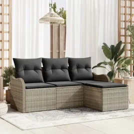 vidaxl-zestaw-sof-na-ogrod-z-poduszka-4-pcs-jasnoszary-polirattan