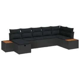 vidaxl-zestaw-sof-na-ogrod-z-poduszka-8-pcs-czarny-polirattan