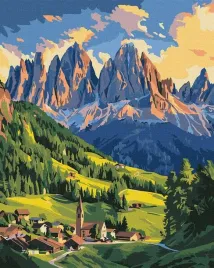 malowanie-po-numerach-swit-w-dolomitach-40x50cm