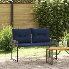vidaxl-lawka-ogrodowa-z-poduszka-szary-i-granatowy-118-x-55-x-82-cm