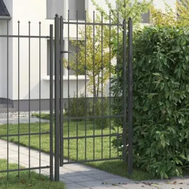 vidaxl-brama-ogrodzeniowa-horst-100-x-175-cm-metal-czarny-zamykane