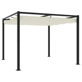 vidaxl-altana-ogrodowa-ze-zwijanym-dachem-kremowa-3x3-m-stalowa