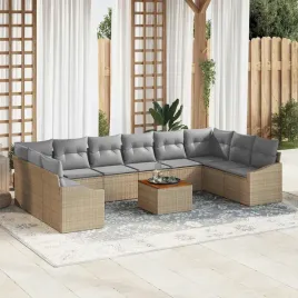 vidaxl-zestaw-sof-na-ogrod-z-poduszka-11-pcs-bezowy-polirattan
