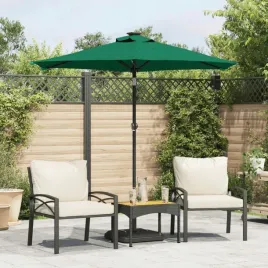 vidaxl-parasol-ogrodowy-na-stalowym-slupku-zielony-225x225x212-cm