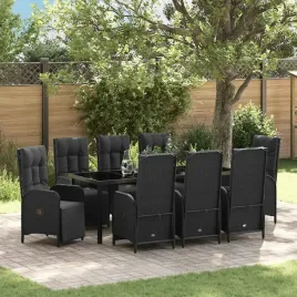 vidaxl-zestaw-do-jadalni-w-ogrodzie-z-poduszka-9-pcs-czarny-polirattan