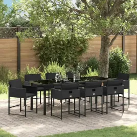 vidaxl-zestaw-do-jadalni-w-ogrodzie-z-poduszka-9-pcs-czarny-polirattan
