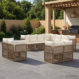 vidaxl-zestaw-sof-na-ogrod-11-pcs-bezowy-polirattan