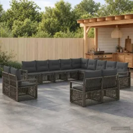 vidaxl-zestaw-sof-na-ogrod-13-pcs-szary-polirattan