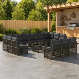 vidaxl-zestaw-sof-na-ogrod-14-pcs-szary-polirattan