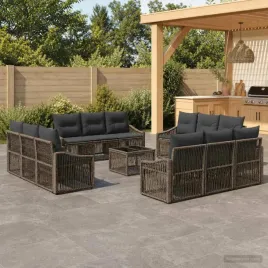 vidaxl-zestaw-sof-na-ogrod-13-pcs-szary-polirattan