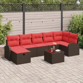 vidaxl-zestaw-sof-na-ogrod-z-poduszka-8-pcs-brazowy-polirattan