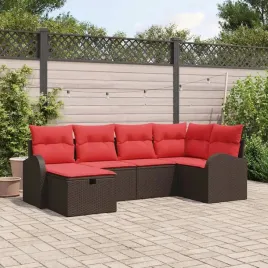 vidaxl-zestaw-sof-na-ogrod-z-poduszka-6-pcs-brazowy-polirattan