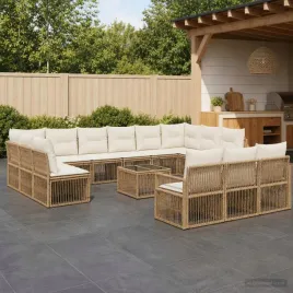 vidaxl-zestaw-sof-na-ogrod-14-pcs-bezowy-polirattan