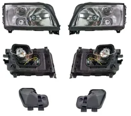 audi-a4-c4-4a-reflektor-lampa-rzednia-przod-lewa-prawa-zestaw-halogen