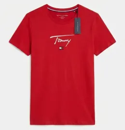 tommy-hilfiger-t-shirt-bluzka-damska-czerwona-logo-l