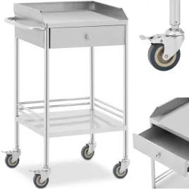 wozek-hotelowy-serwisowy-stal-2-polki-szuflada-62-x-82-x-46-cm