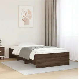 vidaxl-lozko-bez-materaca-brazowy-dab-75x190-cm