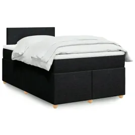 vidaxl-lozko-kontynentalne-z-materacem-czarne-120x190-cm-tkanina