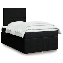 vidaxl-lozko-kontynentalne-z-materacem-czarne-120x190-cm-tkanina
