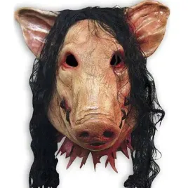 maska-halloween-pila-glowa-swini-horror-kostium-na-twarz-cosplay-przebranie